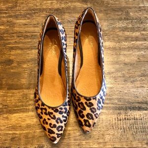 Leopard Print Clarks Heels